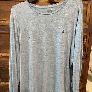 Blue polo long sleeves